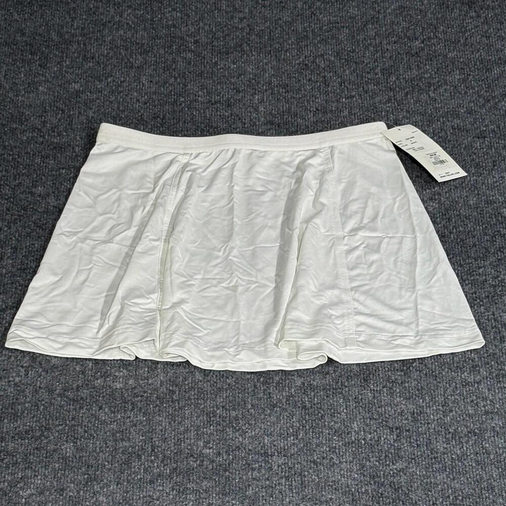 Tail Tennis Skirt Womens Medium White X44 000 Lycra Stretch Athletic Sport NWT